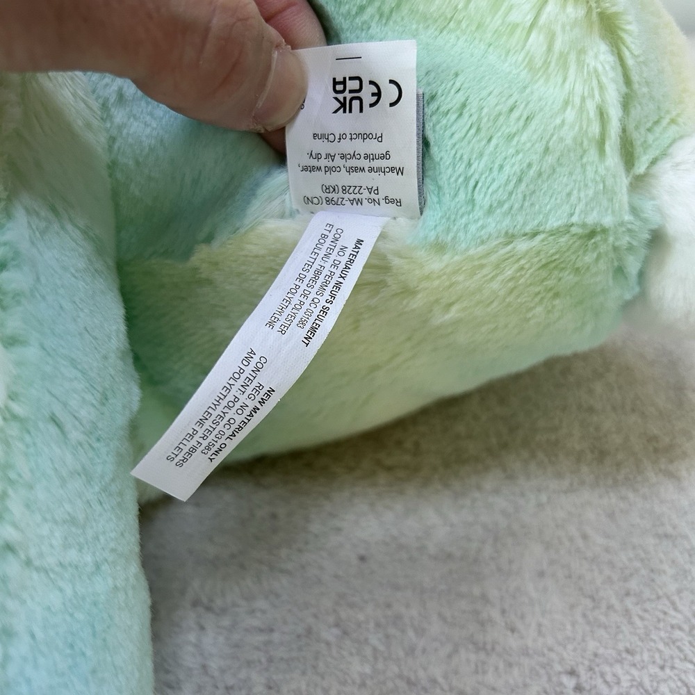 Mary Meyer Marshmallow Teal Jellybean Tie Dye 20" Bunny Rabbit Floppy Plush NWOT - Picture 4 of 8
